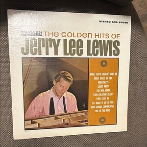 The Golden Hits of Jerry Lee Lewis Vinyl Record